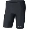 Nike Men’s DRI-FIT Fast 1/2 Length Running Tights (010 - Black/Reflective Silver)