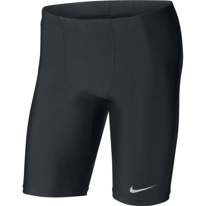 Nike Men’s DRI-FIT Fast 1/2 Length Running Tights (010 - Black/Reflective Silver) 1 Nike Men’s DRI-FIT Fast 1/2 Length Running Tights (010 - Black/Reflective Silver)