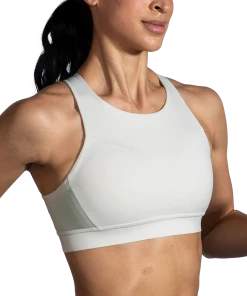 BROOKS Women's Drive 3 Pocket Run Bra (357 - Mint Mix) -New balance-shop 0872199F 2B6E 4C78 B00B 91DCECB6CA1E