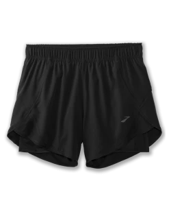 BROOKS Women's Chaser 5" 2-in-1 Short (001 - Black)
