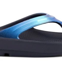 Women's OOFOS OOlala Luxe - 1401-Atlantis