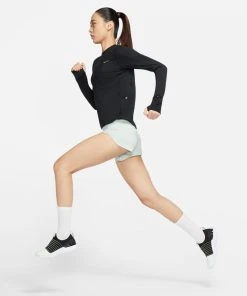 Nike Women's DRI-FIT Element Running Crew (010 - Black/Reflective Silver) -New balance-shop 14A37F8E B5A6 4318 B1AA 258DC4A9E91D