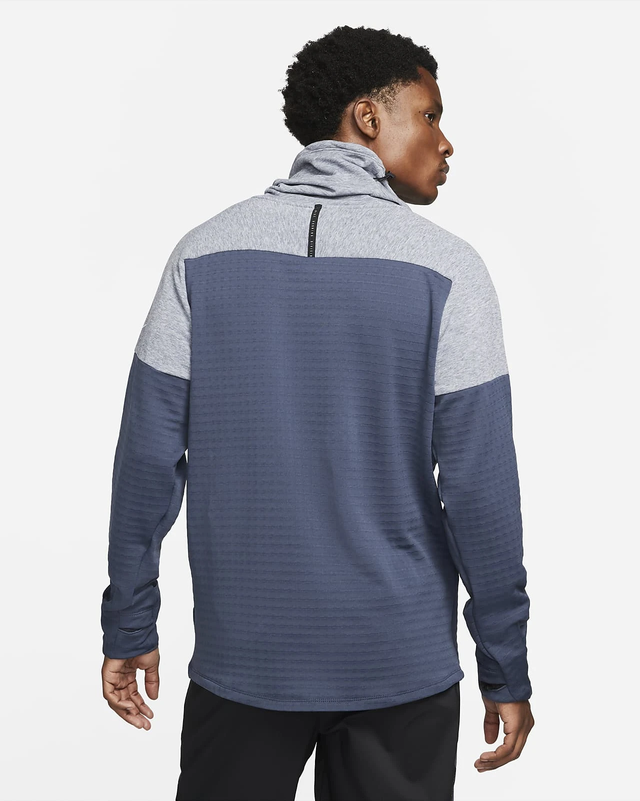 Nike Men’s Therma-Fit Run Division Sphere Element (437 - Navy/Pure/Reflective Silver) 2 Nike Men’s Therma-Fit Run Division Sphere Element (437 - Navy/Pure/Reflective Silver) - Image 2