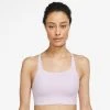 Nike Women's Swoosh Luxe Sports Bra (530 - Doll/Grey Fog)