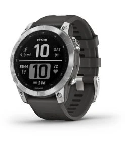 Garmin Fēnix® 7 (Silver With Graphite Band)