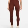 Nike Women’s DRI-FIT One Lux Mid-Rise Printed Leggings (273 - Bronze Eclipse)
