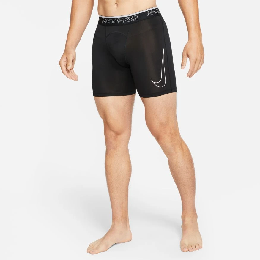 Nike Men's Pro DRI-FIT Shorts (010 - Black/White) 1 Nike Men's Pro DRI-FIT Shorts (010 - Black/White)