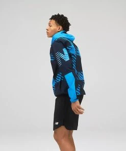 New Balance Men’s Printed Fast Flight Running Jacket (HLU - Helium) -New balance-shop 20BEE30D 73B0 47E0 AA98 9FD0E2D578EF