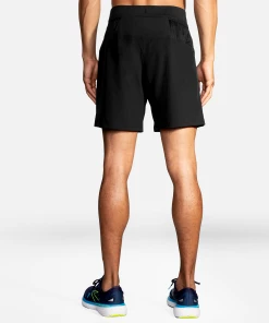 BROOKS Men's Sherpa 7" 2-in-1 Short (001 - Black) -New balance-shop 211333 001 MB Sherpa 7in 2in1 Short