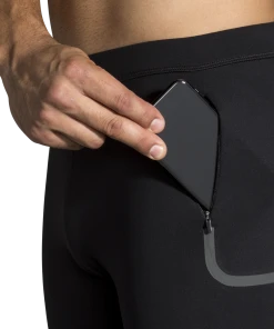 BROOKS Men's Momentum Thermal Tights (001 - Black) -New balance-shop 211359 001 d1 momentum thermal tight mens thermal running tight