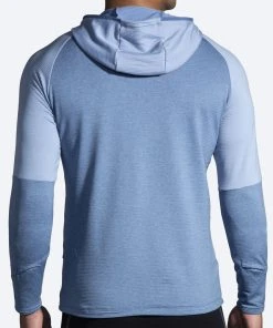 BROOKS Men's Notch Thermal Hoodie 2.0 (462 - Heather Dusk/Dawn) -New balance-shop 211402 462 mb notch thermal hoodie mens long sleeve running shirt