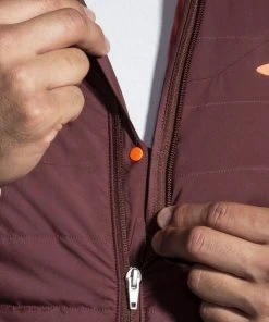 BROOKS Men's Shield Hybrid Vest 2.0 (223 - Run Raisin/Copper) -New balance-shop 211416 223 d3 shield hybrid vest mens running vest