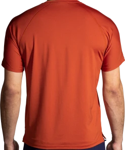 BROOKS Men's Atmosphere Short Sleeve 2.0 (644 - Red Clay) 6 BROOKS Men's Atmosphere Short Sleeve 2.0 (644 - Red Clay) -New balance-shop 211455 644 MB Atmosphere Short Sleeve 2