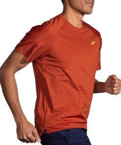BROOKS Men's Atmosphere Short Sleeve 2.0 (644 - Red Clay) 7 BROOKS Men's Atmosphere Short Sleeve 2.0 (644 - Red Clay) -New balance-shop 211455 644 MV Atmosphere Short Sleeve 2