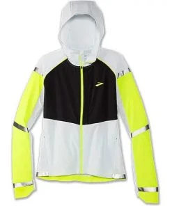 BROOKS Women's Carbonite Jacket (020- Icy Grey/Black/Nightlife)