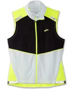BROOKS Women's Carbonite Vest (025- Icy Grey/Black/Nightlife)