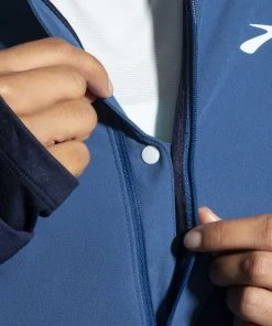 BROOKS Women’s Fusion Hybrid Jacket (463 - Navy/Blue Ash/Ice Blue) -New balance-shop 221499 463 d4 fusion hybrid jacket womens running jacket