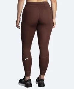 BROOKS Women's Momentum Thermal Tight (288 - Run Raisin) -New balance-shop 221501 288 mb momentum thermal tight womens running tight