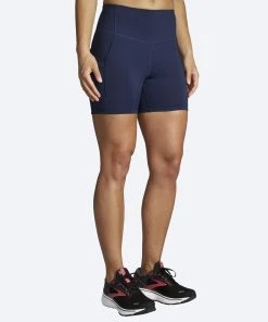 BROOKS Women's Method 5" Short Tight (451 - Navy)