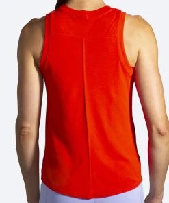 BROOKS Women's Distance Graphic Tank (624 - Jamberry/Happy Hour) -New balance-shop 221542 624 mb distance graphic tank womens sleeveless running top