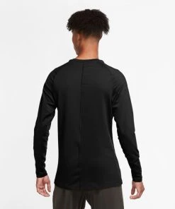 Nike Men's Pro Warm Long Sleeve Top (010 - Black/White) -New balance-shop 24C5390D 1EBF 43FC BAFF C71E69CDE032
