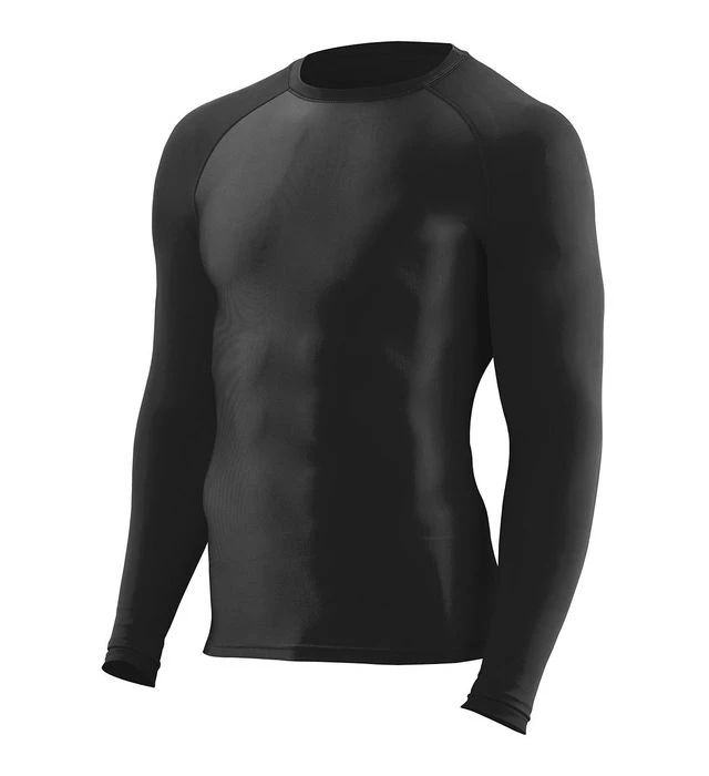 TC Running Co Men's Hyperform Compression Long Sleeve Tee (Black) 1 TC Running Co Men's Hyperform Compression Long Sleeve Tee (Black)