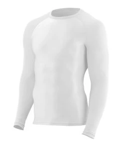 TC Running Co Youth Hyperform Compression Long Sleeve Tee (White)