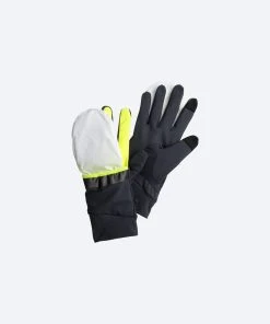 BROOKS Unisex Draft Hybrid Glove (025 - Asphalt/Nightlife/White)