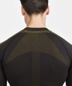 Craft Men's Warm Intensity Long Sleeve (Slate/Amber) -New balance-shop 29A473FA 4740 471A BA9A 68E7056035A5