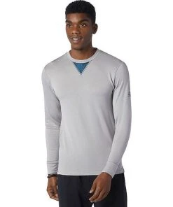 New Balance Men’s Q Speed 1NTRO Long Sleeve (AG - Athletic Grey)