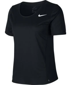 Nike Women’s City Sleek SS Top (010 - Black/reflective Silver)