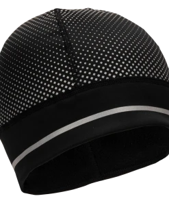 Nathan HyperNight Reflective Pony Tail Beanie (Black/Geo Print)