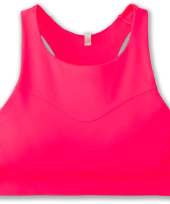 BROOKS Women's Drive 3 Pocket Run Bra (620 - Hyper Pink)