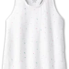 BROOKS Women's Distance Tank 2.0 (150 - White Speckle Print)