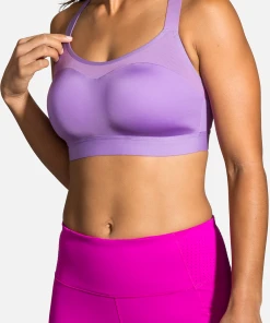BROOKS Women’s Dare Racerback Run Bra (562 - Heliotrope) -New balance-shop 350073 562 MA Dare Racerback Run Bra