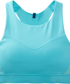 BROOKS Women's Drive 3 Pocket Run Bra (475 - Vivid Teal)