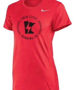 Nike Women’s TCRC Legend Short Sleeve Tee (657- University Red/Cool Grey)