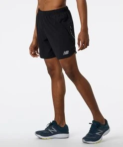 New Balance Men’s Impact Run 7” Short (BK - Black) -New balance-shop 35BC2216 FFD9 42C6 8EDD 04152A4E3943