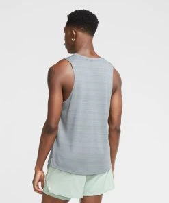 Nike Men's DRI-FIT Miler Tank (084 - Smoke Grey/Reflective Silver) -New balance-shop 39E3F594 AAB2 4725 8090 F6728D176F15