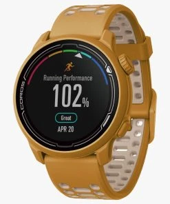 Coros Pace 2 Premium GPS Sport Watch (Gold/Silicone)