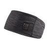 Craft Microfleece Shaped Headband (Black Melange)