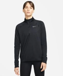 Nike Women’s Therma-Fit Element Long Sleeve (010 - Black/Reflective Silver)