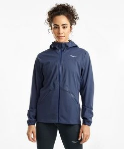 Saucony Women’s Drizzle Jacket (MI - Mood Indigo)