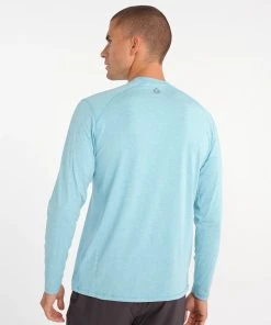 TASC Men’s Carrollton Long Sleeve Fitness Tee (431 - Radiant Blue Heather) -New balance-shop 3C48D45F 37EA 4647 9AC1 FA8F0E7FDC22