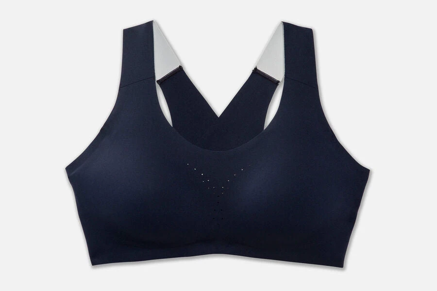 BROOKS Women’s Dare Crossback Run Bra (451 - Navy) 1 BROOKS Women’s Dare Crossback Run Bra (451 - Navy)