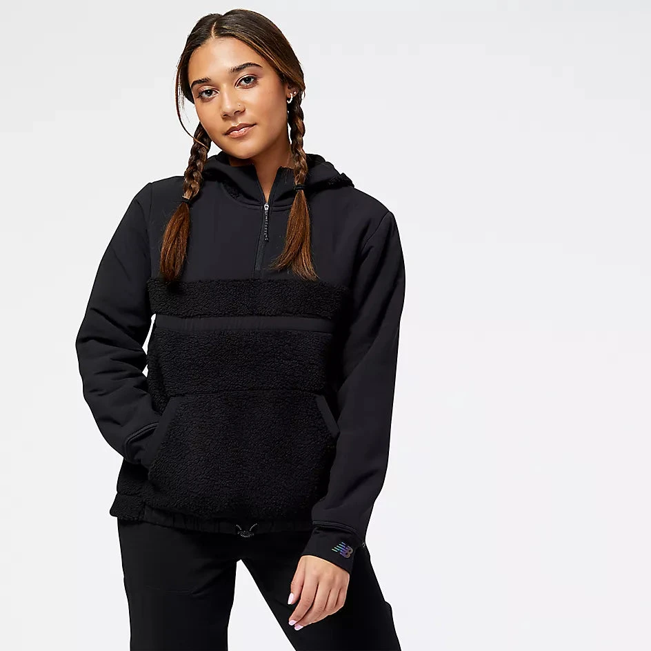 New Balance Women’s Q Speed Sherpa Anorak (BK - Black) 1 New Balance Women’s Q Speed Sherpa Anorak (BK - Black)