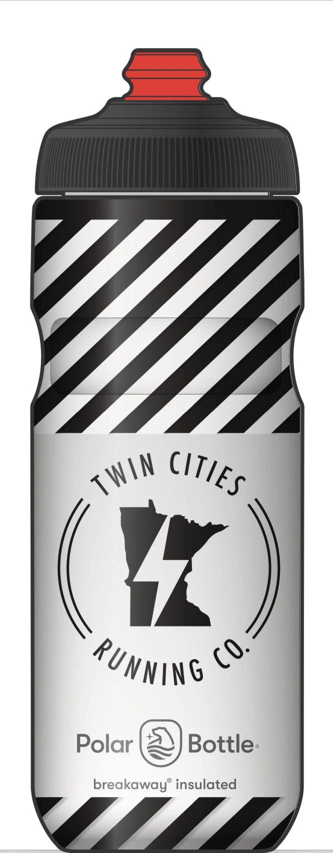 TC Running Co TC Running 20oz Breakaway Insulated Water Bottle 2 TC Running Co TC Running 20oz Breakaway Insulated Water Bottle - Image 2