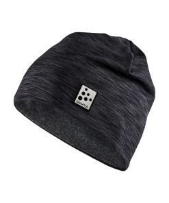 Craft Microfleece Hat (Black/Melange)