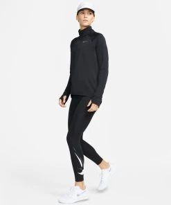 Nike Women’s Therma-Fit Element Long Sleeve (010 - Black/Reflective Silver) -New balance-shop 4858143E E9E0 43EF 83EA A13E177CB89C