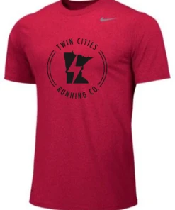 Nike Men’s TCRC Legend Short Sleeve Tee (657- University Red/Cool Grey)